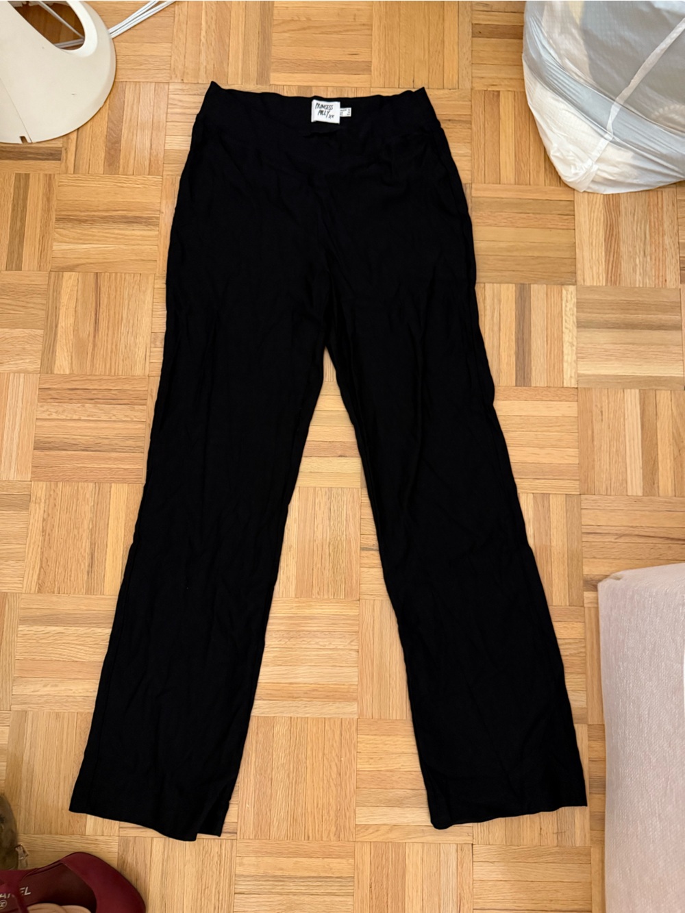 Princess Polly Black Boot Cut Stretch Pants
